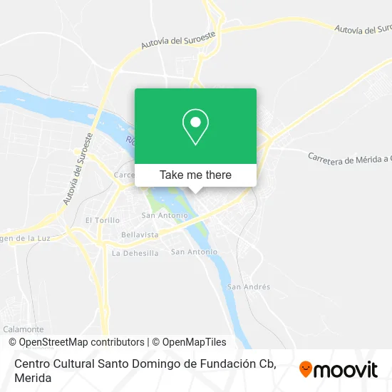 Centro Cultural Santo Domingo de Fundación Cb map