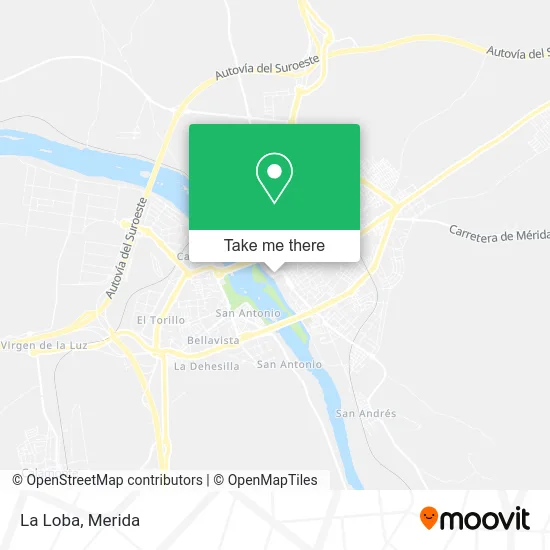 La Loba map