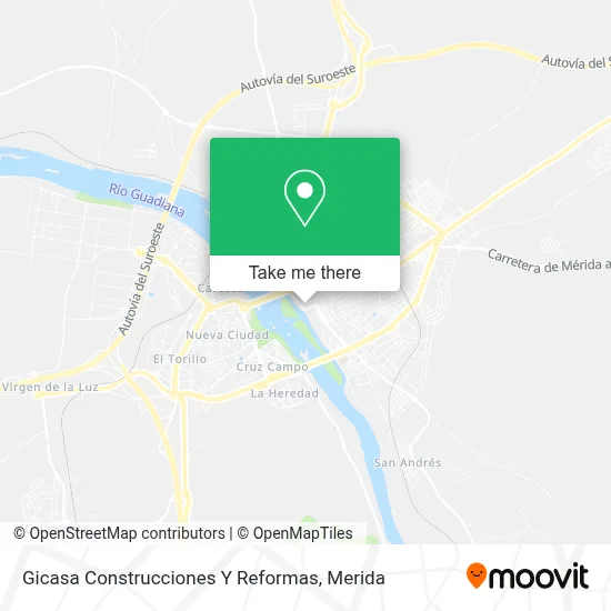 Gicasa Construcciones Y Reformas map