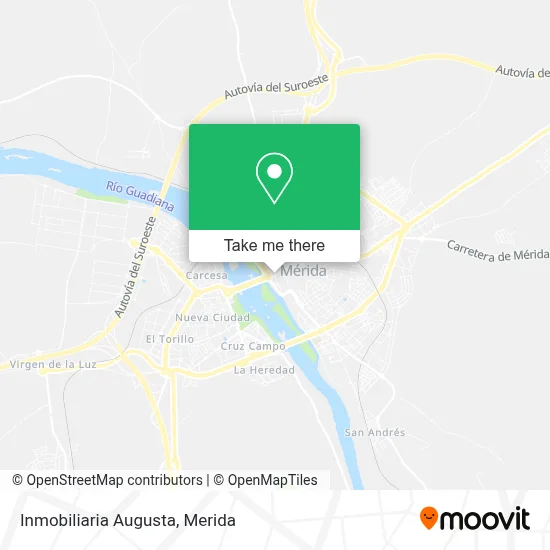 Inmobiliaria Augusta map