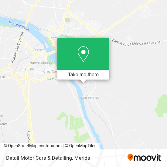 Detail Motor Cars & Detailing map