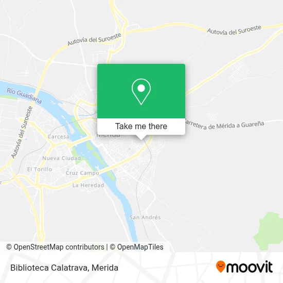 Biblioteca Calatrava map