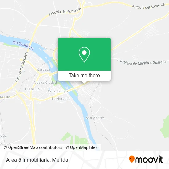 Area 5 Inmobiliaria map