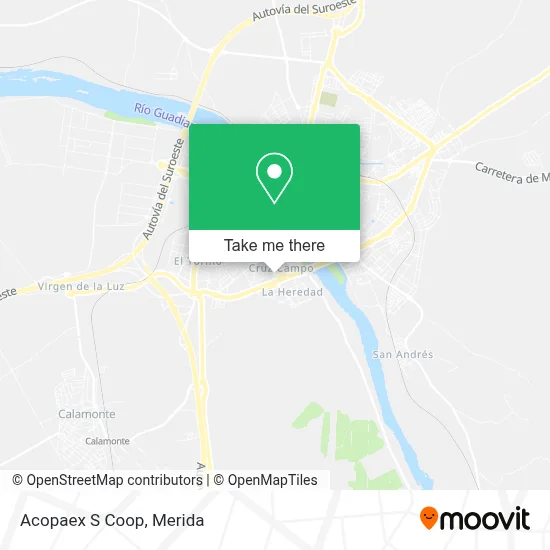 Acopaex S Coop map