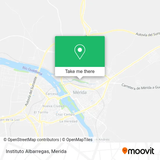 Instituto Albarregas map