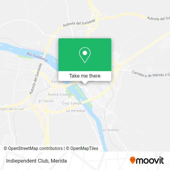 Indiependent Club map