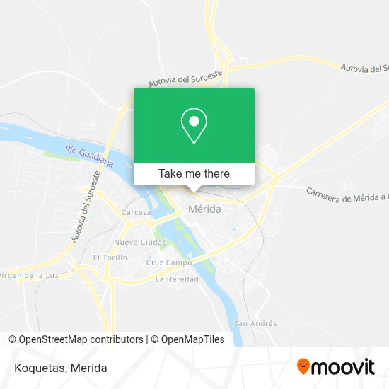 Koquetas map