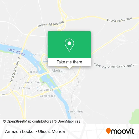 Amazon Locker - Ulises map