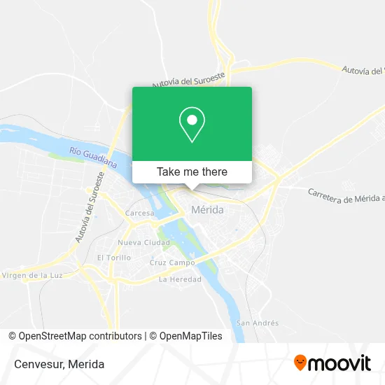 Cenvesur map