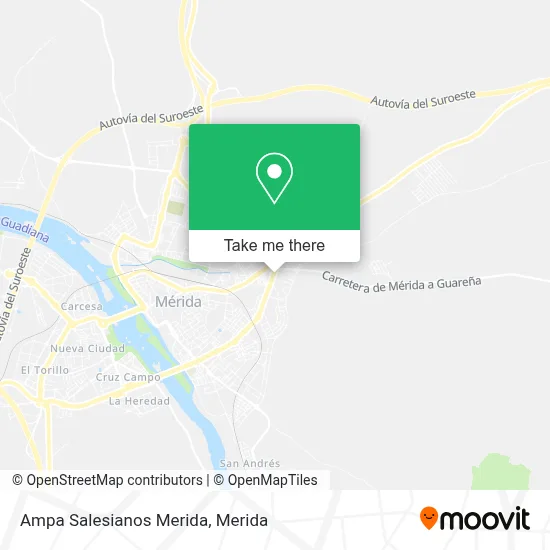 Ampa Salesianos Merida map