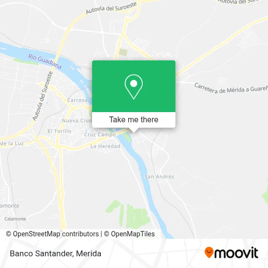 Banco Santander map