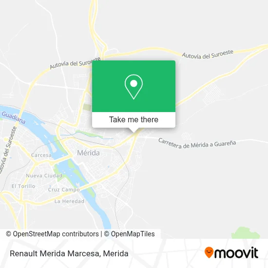 Renault Merida Marcesa map