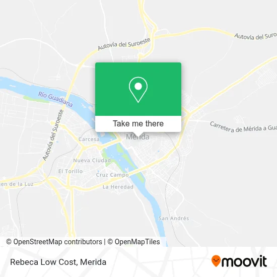 Rebeca Low Cost map