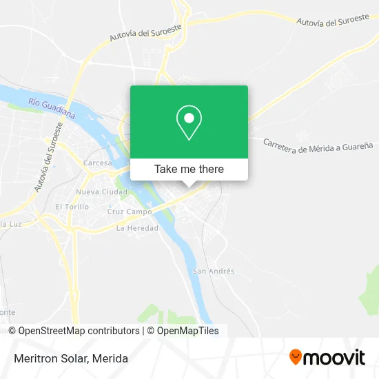 Meritron Solar map