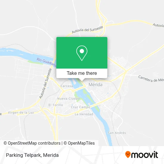 Parking Telpark map