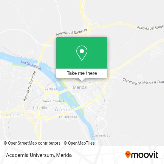 Academia Universum map