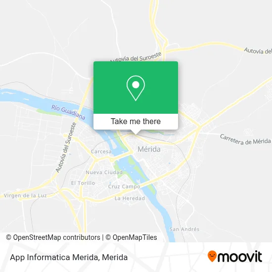 App Informatica Merida map