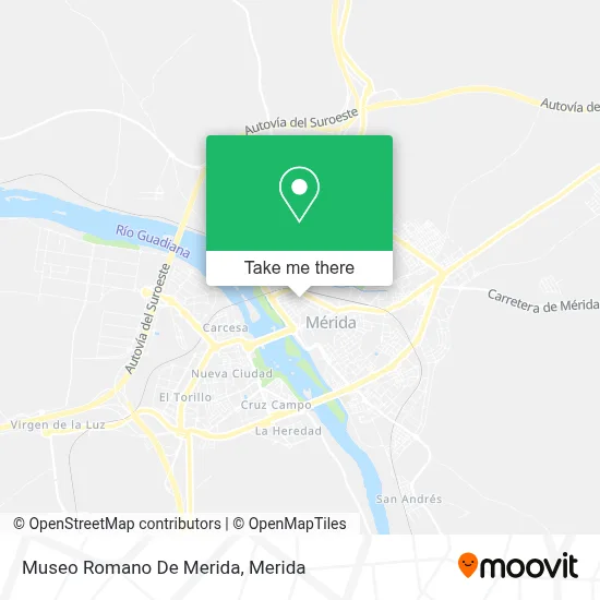 Museo Romano De Merida map