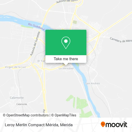 Leroy Merlin Compact Mérida map