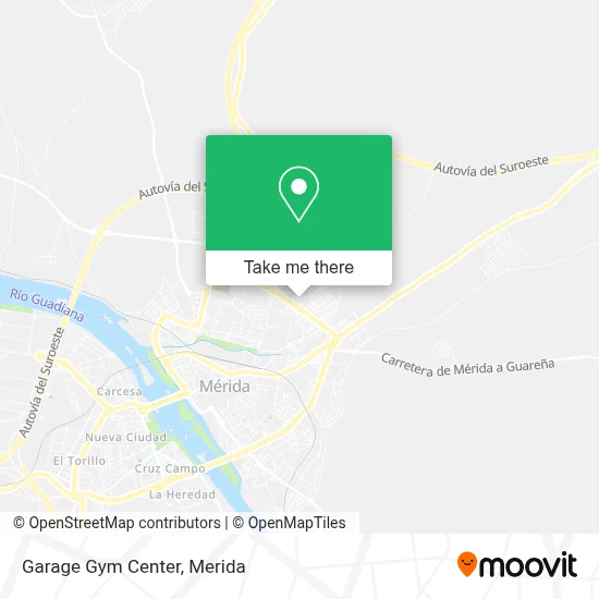 Garage Gym Center map