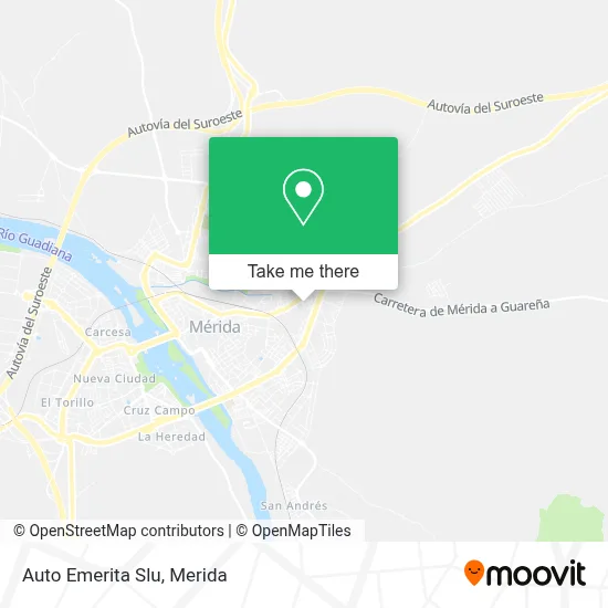 Auto Emerita Slu map