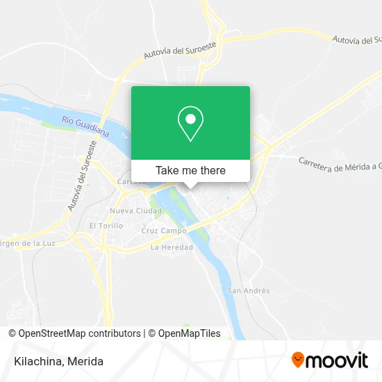 Kilachina map