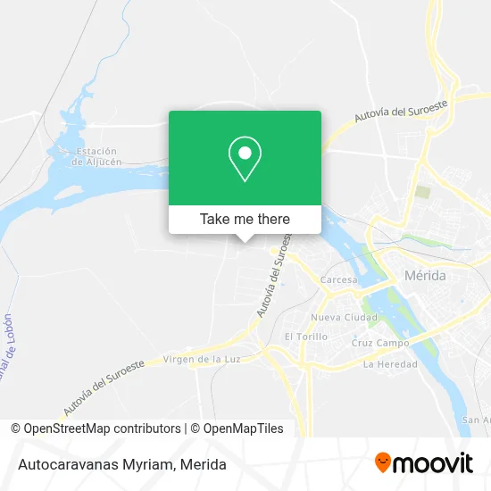 Autocaravanas Myriam map