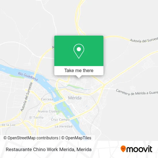 Restaurante Chino Work Merida map