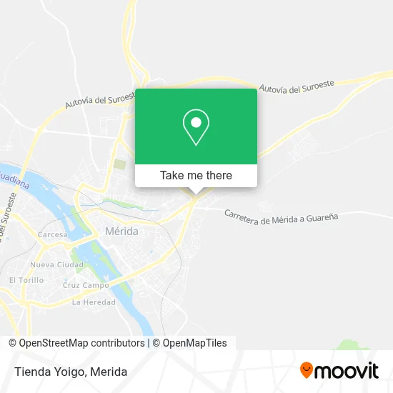 Tienda Yoigo map