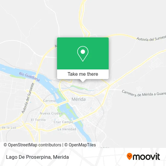 Lago De Proserpina map