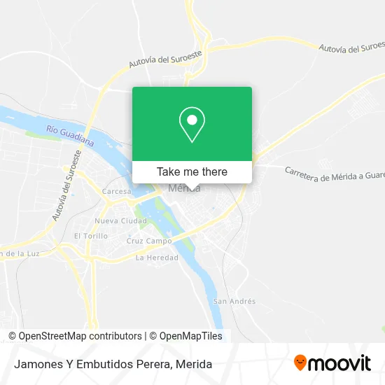 Jamones Y Embutidos Perera map