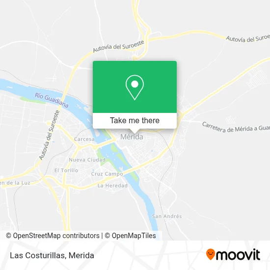 Las Costurillas map
