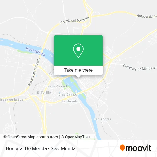 Hospital De Merida - Ses map
