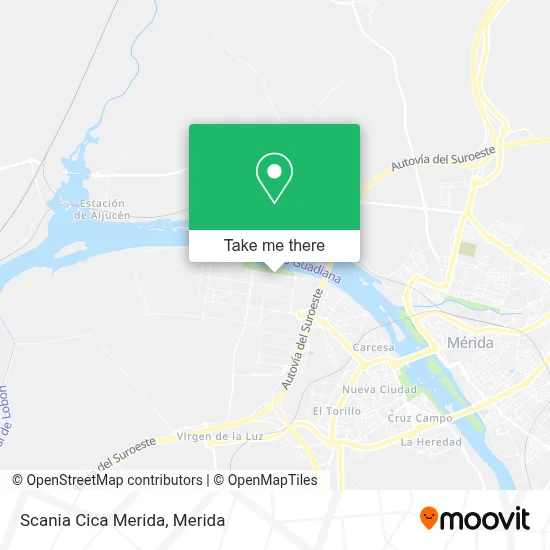 Scania Cica Merida map
