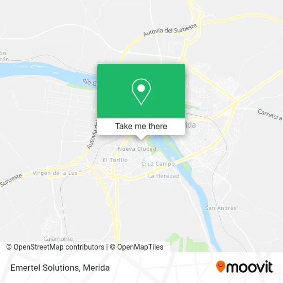 Emertel Solutions map