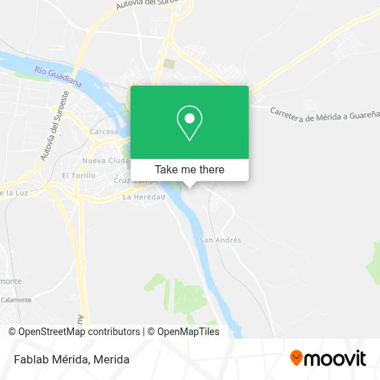 Fablab Mérida map