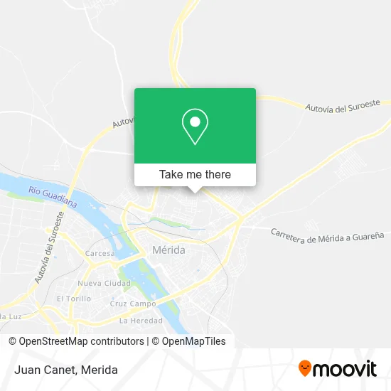 Juan Canet map