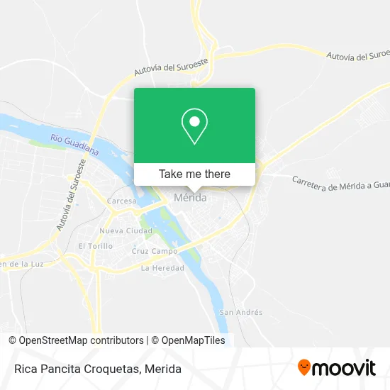 Rica Pancita Croquetas map
