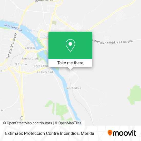 Extimaex Protección Contra Incendios map