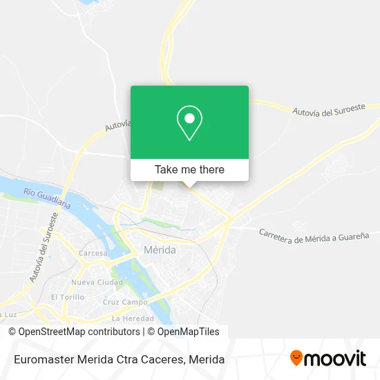 Euromaster Merida Ctra Caceres map