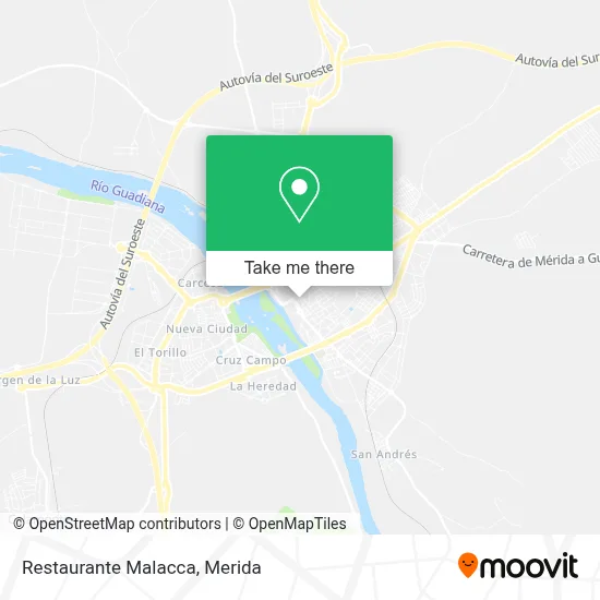 Restaurante Malacca map