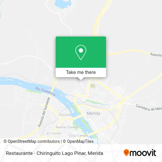 Restaurante - Chiringuito Lago Pinar map