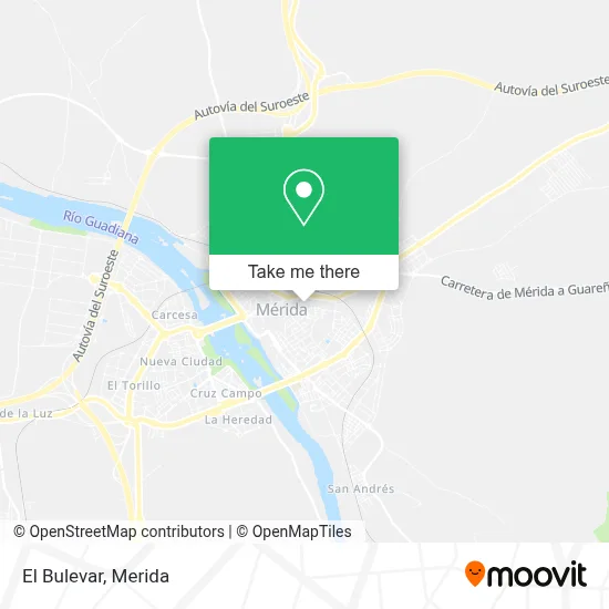 El Bulevar map