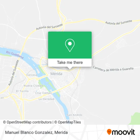 Manuel Blanco Gonzalez map