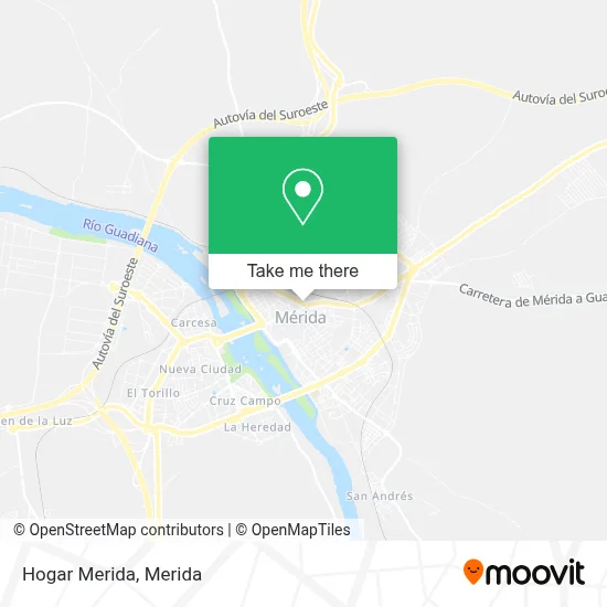 Hogar Merida map