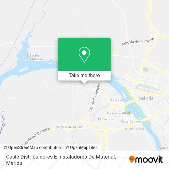 Casle Distribuidores E Instaladores De Material map