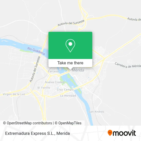 Extremadura Express S.L. map
