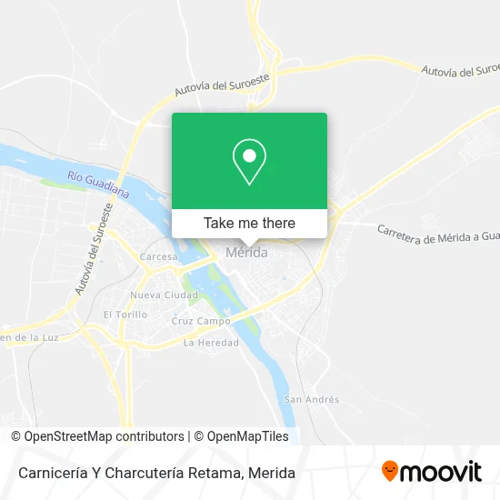Carnicería Y Charcutería Retama map