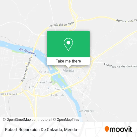 Rubert Reparación De Calzado map