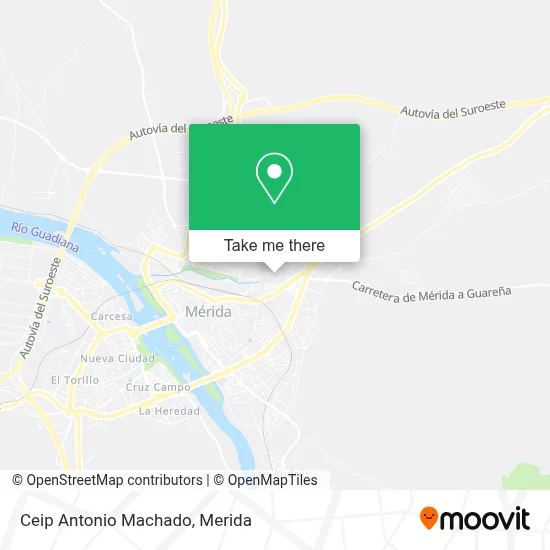 Ceip Antonio Machado map